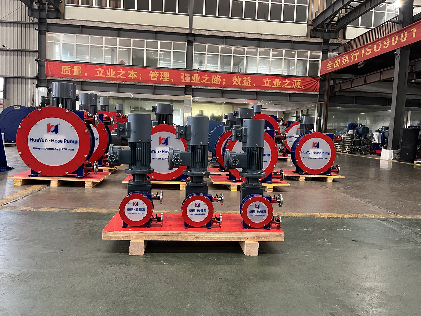 华运软管泵批量出货，助力化工新材料生产线浓盐酸高效生产