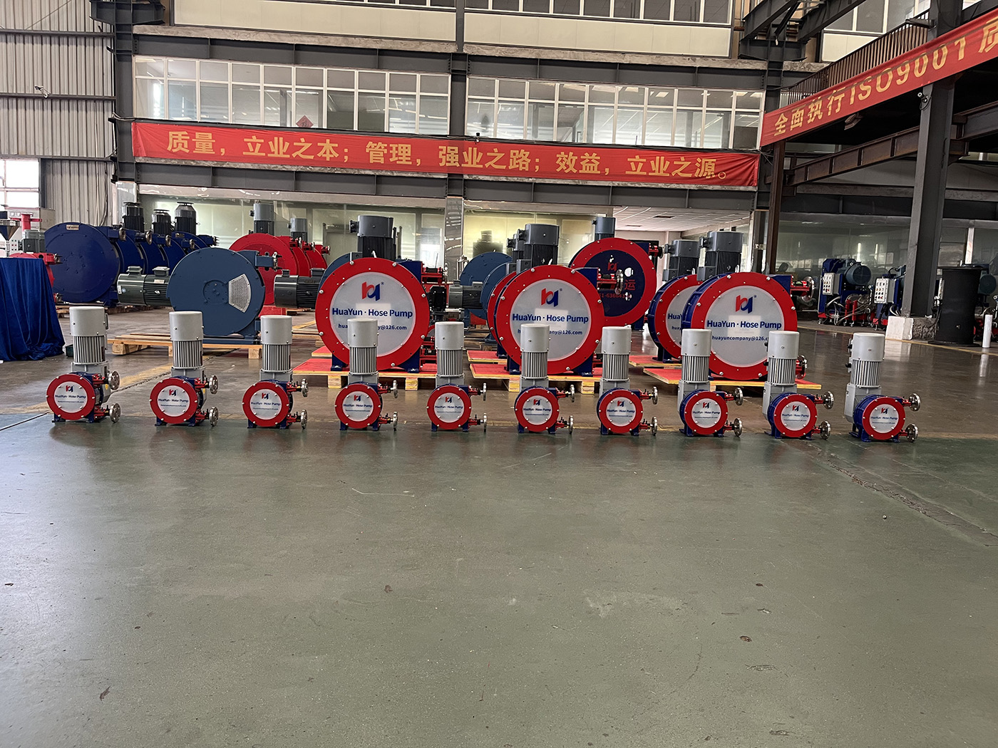合肥华运软管泵发往格鲁吉亚，替代隔膜泵破解流体输送难题